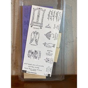 Stampin Up Fashion Statements, Clothes Angel Wings,  Thanks,  Hats,  Shoes